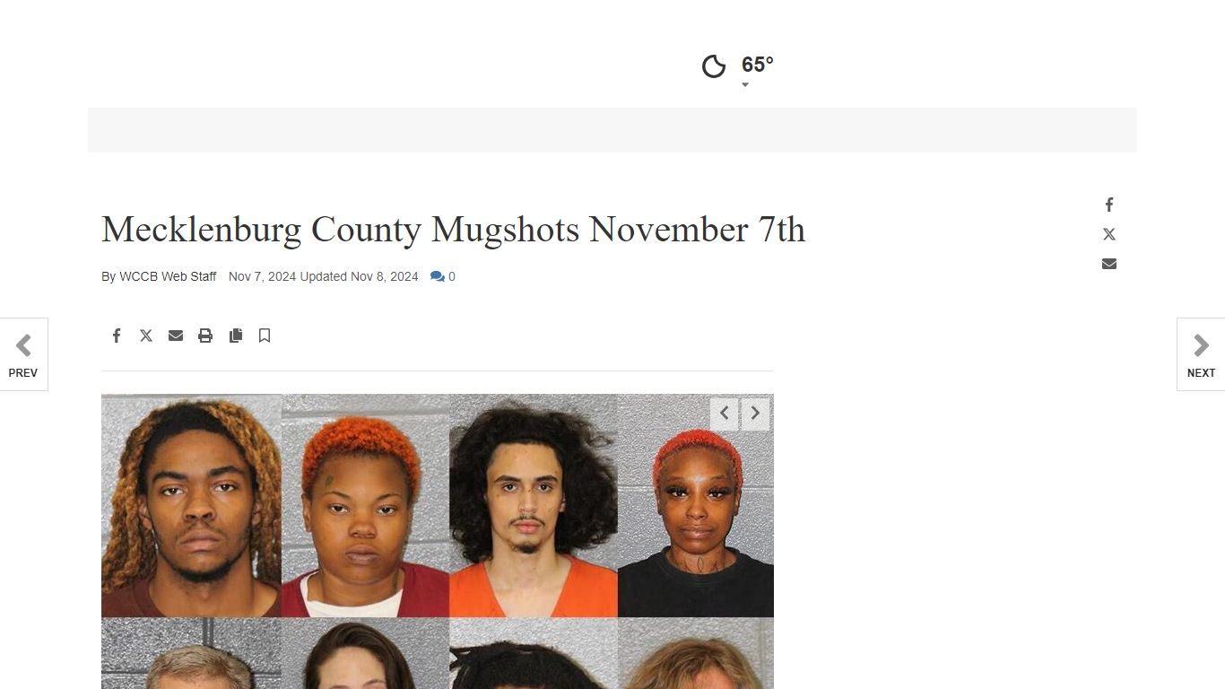 Mecklenburg County Mugshots November 7th | Crime | hub.wccbcharlotte.com